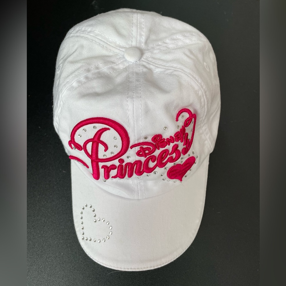 Disney Parks Princess Gem Heart Baseball Hat Girls OS
